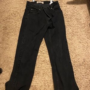 Black Wrangler 32x32 work pants.
